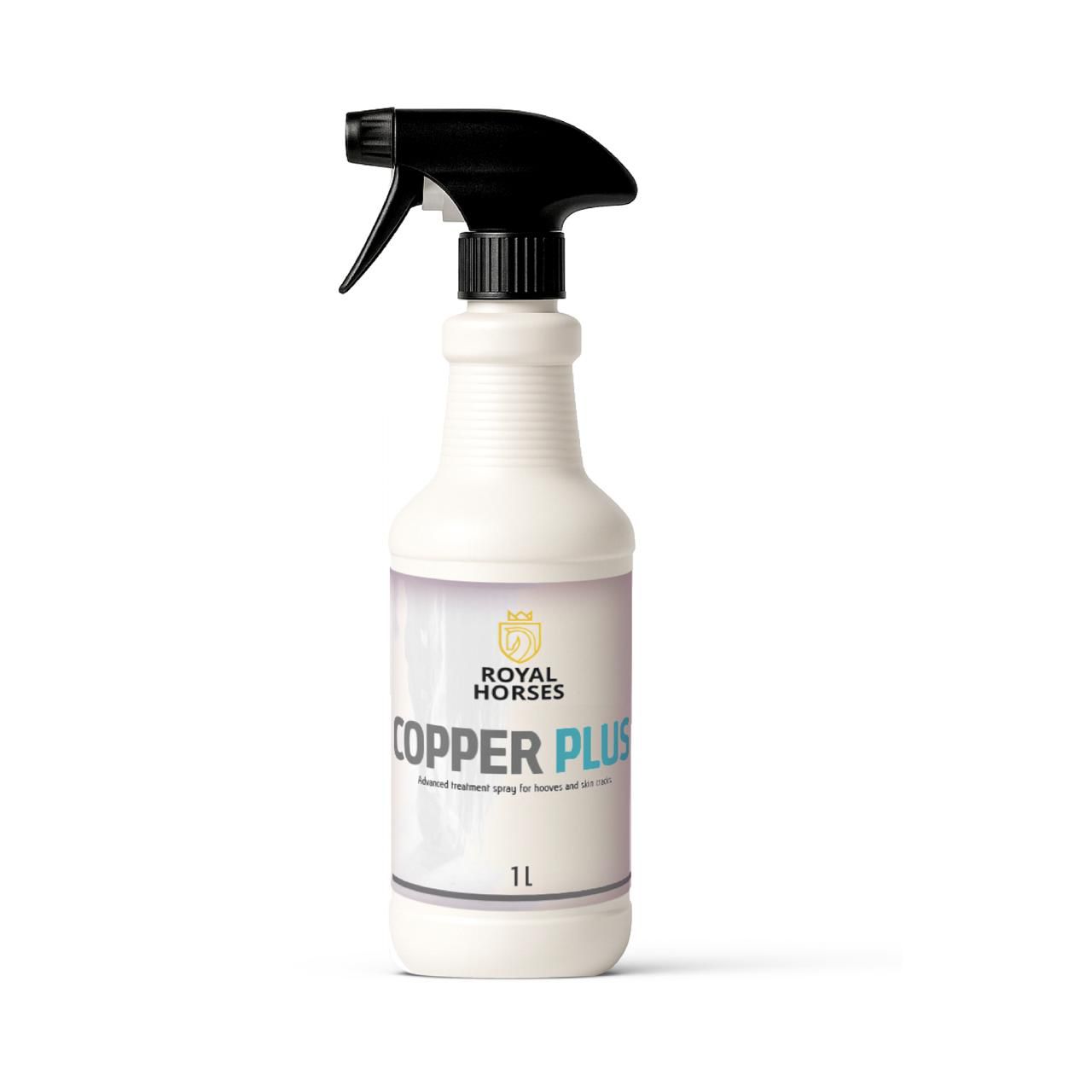 كوبر بلس (Copper Plus)    خاخ علاجي مخصّص للاستخدام الخارجي على حوافر الخيول التي تعاني من الفطريات أو الرطوبة أو الرائحة الكريهة أو الالتهاب