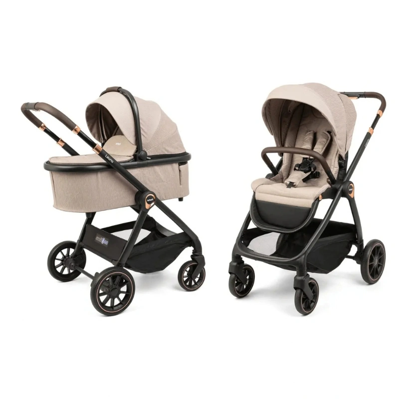 עגלת infanti leona עם סל קל מוקה — MR BABY