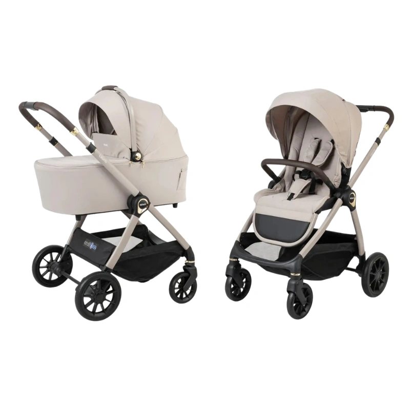 עגלת infanti leona עם סל קל מוקה — MR BABY