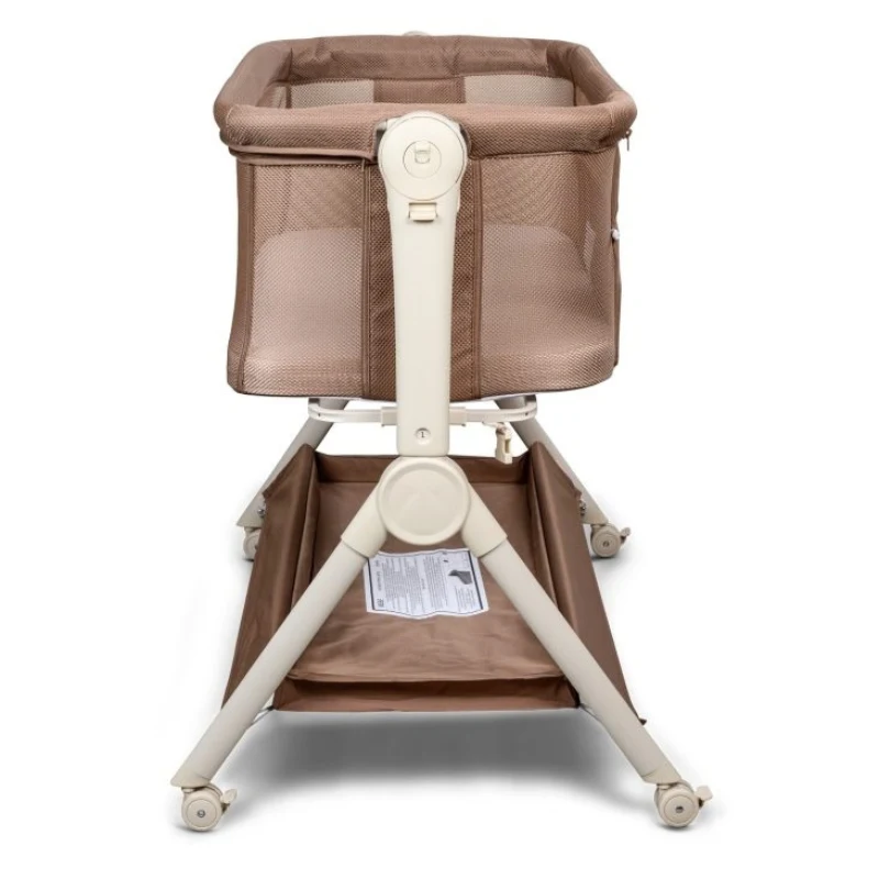 עריסה נצמדת FLOW כולל נדנוד מבית BÉBÉ מוקה — MR BABY