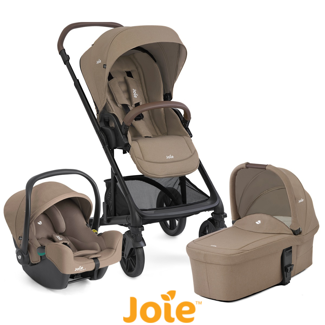 סט עגלת תינוק משולבת 3 ב-1 Chrome עם סלקל i-Snug 2  ג'ואי — MR BABY