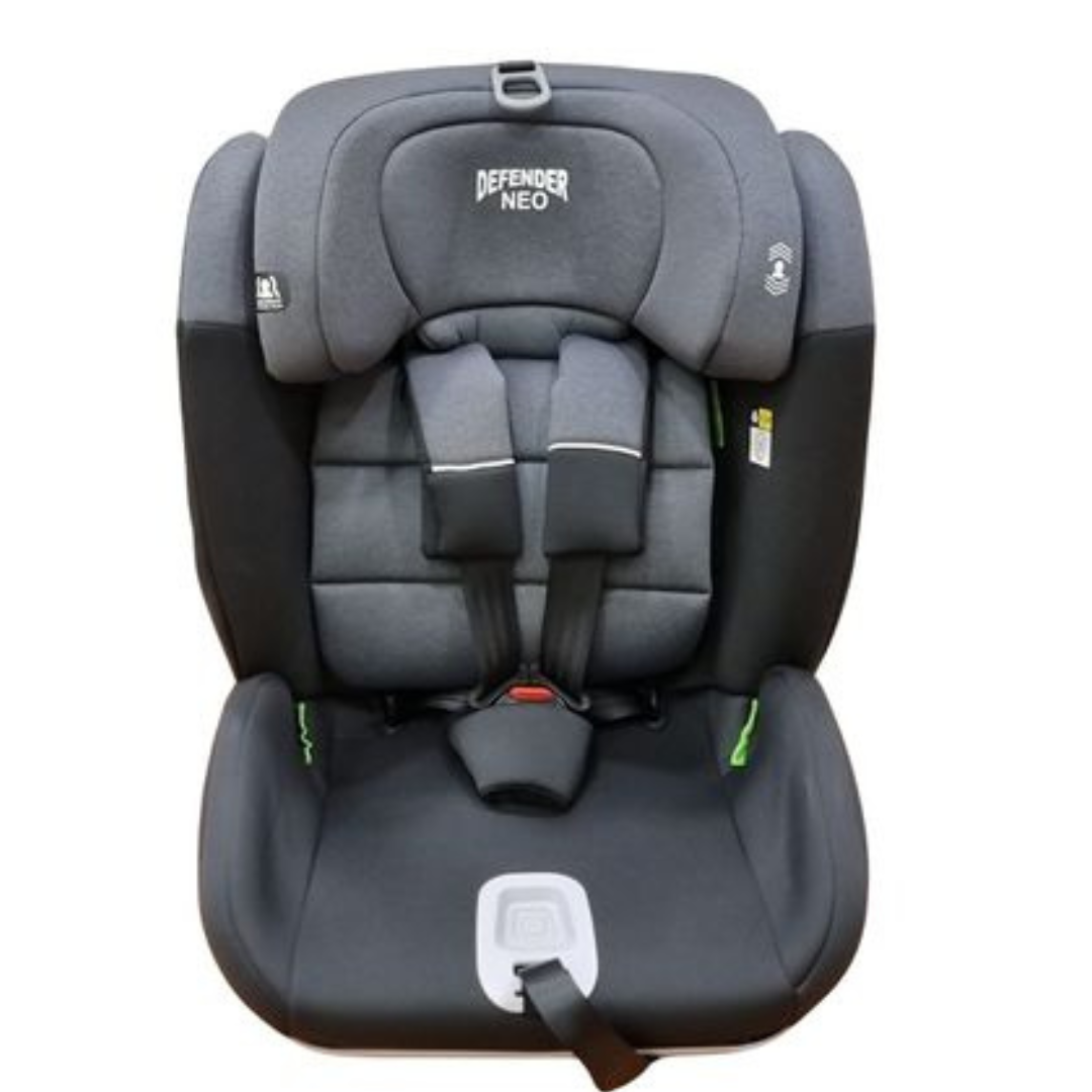 כסא בטיחות ובוסטר Defender NEO בתקן i-Size החדש - שחור/אפור — MR BABY